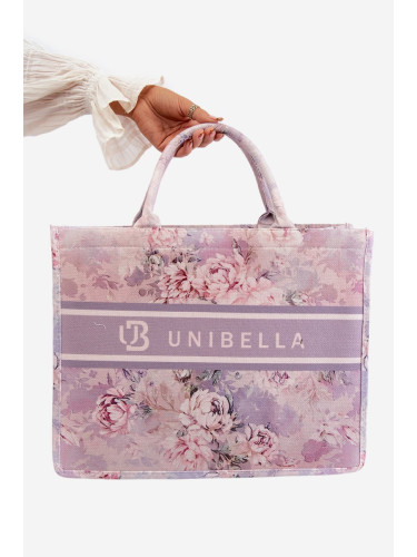 Large floral handbag Purple Mooch