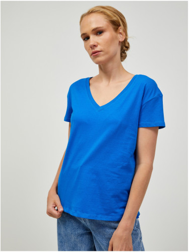 Blue basic T-shirt ORSAY