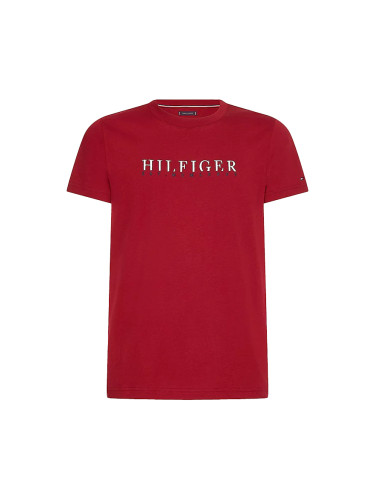 Tommy Hilfiger T-shirt - CORP GRAPHIC TEE red