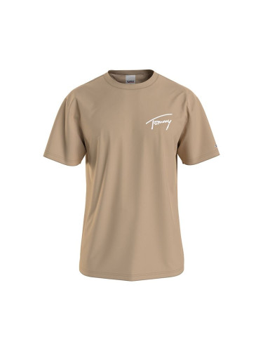 Tommy Jeans T-Shirt - TJM TOMMY SIGNATURE TEE beige