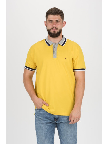 Tommy Hilfiger Polo shirt - CONTRAST PLACKET REGULAR POLO yellow