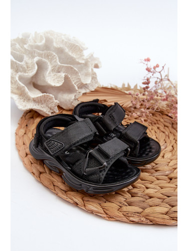 Boto Детски сандали с велкро закопчаване Black Orretta