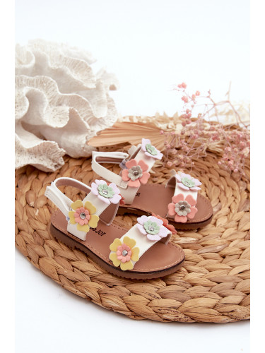 Boto Детски сандали, украсени с цветя Многоцветен Tinette