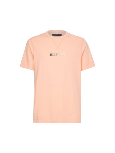 Tommy Hilfiger T-shirt - CONTRAST STITCH TEE orange