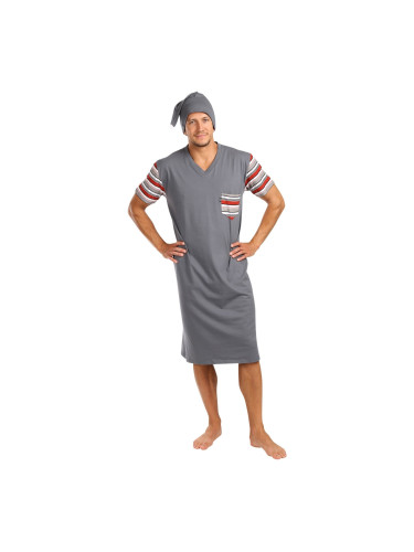 Men's nightgown Foltýn grey