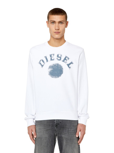 Diesel Sweatshirt - S-GINN-K30 SWEAT-SHIRT white