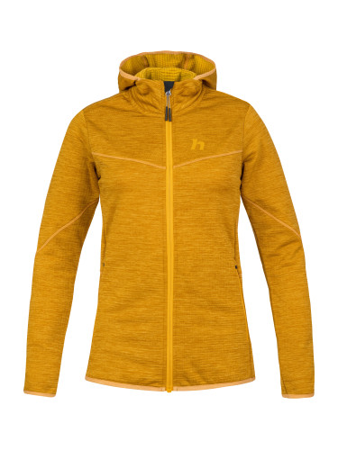 Women's sweatshirt Hannah DAGNYS HOODY golden yellow mel