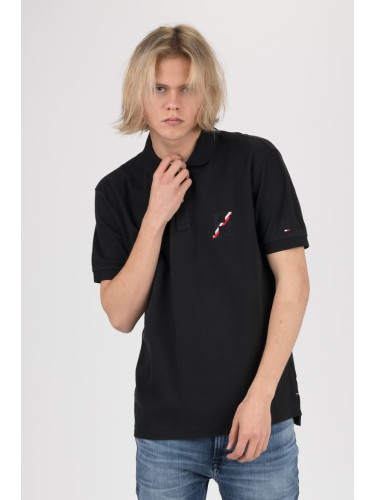 Tommy Hilfiger Polo shirt - WCC STRUCTURED REGULAR POLO black