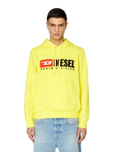 Diesel Sweatshirt - S-GINN-HOOD-DIV SWEAT-SHIRT yellow