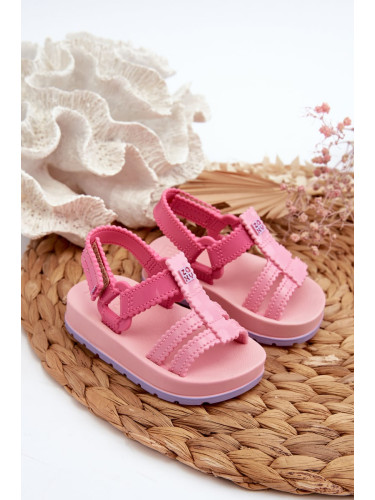 Children's scented sandals with velcro fastener ZAXY Pink