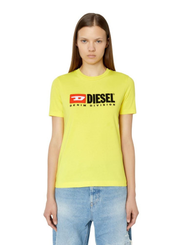 Diesel T-shirt - T-REG-DIV T-SHIRT yellow