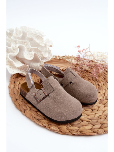 Children's slippers on cork platform Grey Vulagia