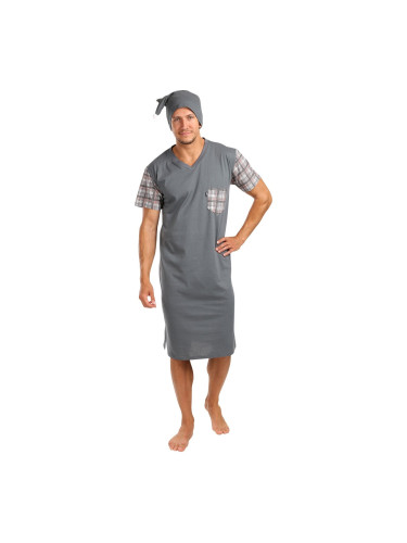 Men's nightgown Foltýn grey