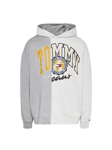 Tommy Jeans Sweatshirt - TJM ARCHIVE CUT AND SEW HOODIE grey