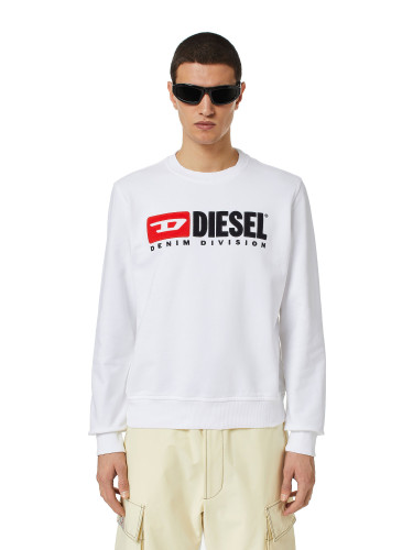 Diesel Sweatshirt - S-GINN-DIV SWEAT-SHIRT white