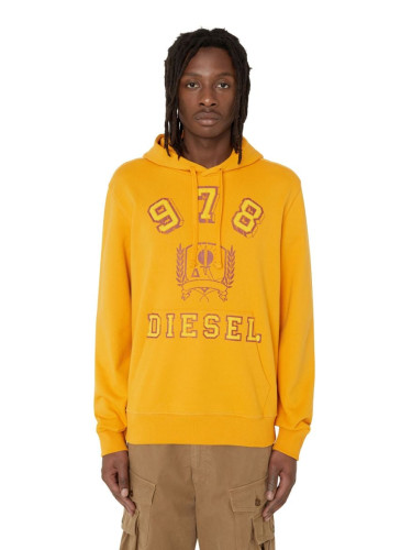 Diesel Sweatshirt - S-GINN-HOOD-E5 SWEAT-SHIRT orange