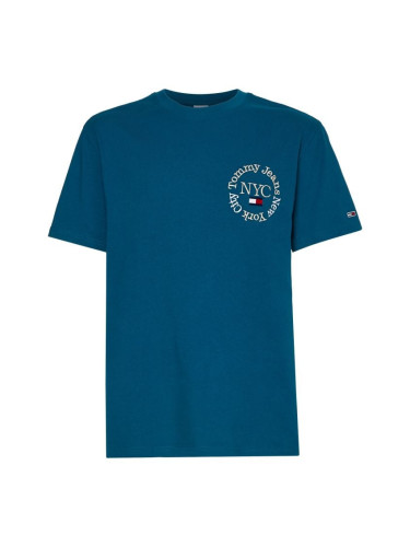 Tommy Jeans T-shirt - TJM TIMELESS CIRCLE TEE blue
