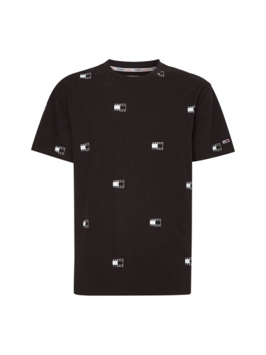 Tommy Jeans T-Shirt - TJM TWISTED FLAG CRITTER TEE black