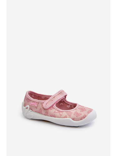 Befado Children's Slippers Butterfly Ballerina Pink