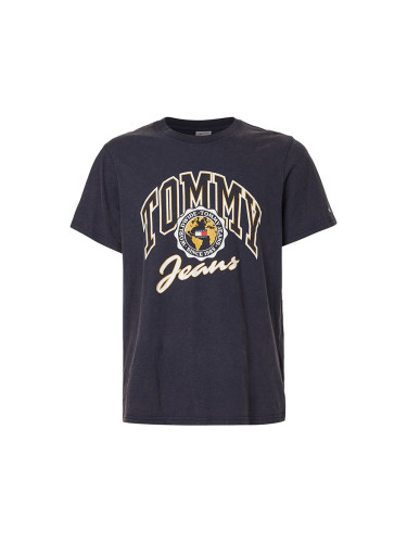 Tommy Jeans T-Shirt - TJM BOLD COLLEGE GRAPHIC TEE blue