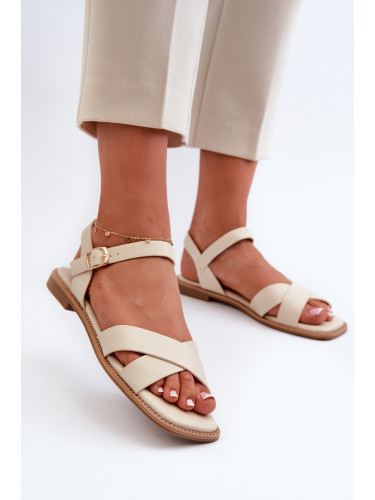 S. BARSKI Равни дамски сандали от Еко кожа S.Barski