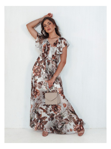 Макси рокля MARISOL с флорален мотив