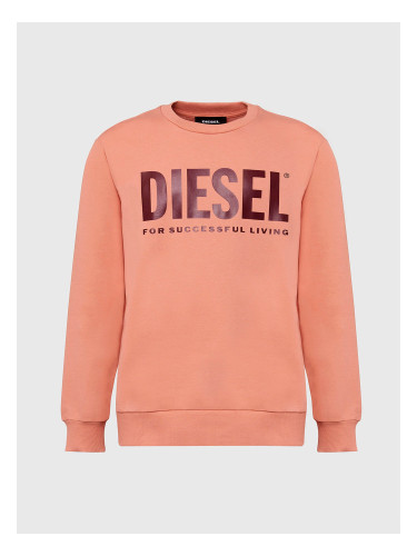 Diesel Sweatshirt - SGIRDIVISIONLOGO SWEATSHIRT pink
