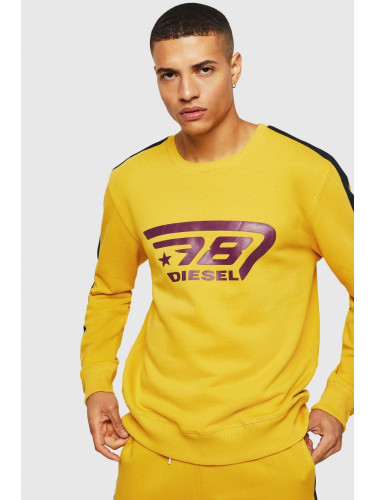 Diesel Sweatshirt - UMLTWILLY SWEATSHIRT yellow