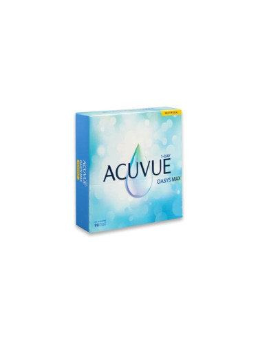 Acuvue Oasys Max 1-Day Multifocal (90 лещи) - еднодневни контактни лещи, силикон-хидрогелови бифокални спорт, Senofilcon A