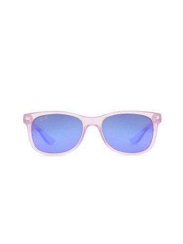Ray-Ban Junior New Wayfarer Summer Capsule Rj9052S 7147B1 47 - квадратна слънчеви очила, детски, лилави, огледални