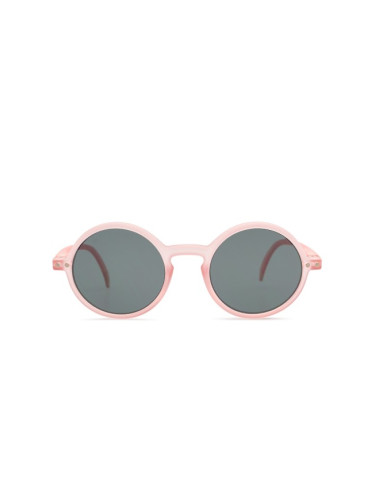 Izipizi Sun Junior #G Pink (за възраст 5-10 години) - кръгла слънчеви очила, детски, розови