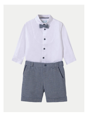 Abel & Lula Комплект от риза и текстилни шорти 05250 Тъмносин Regular Fit