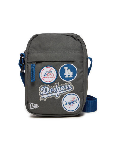 New Era Мъжка чантичка New Era\Torebka Mlb Patch Side La Dodgers 60358206 Сив