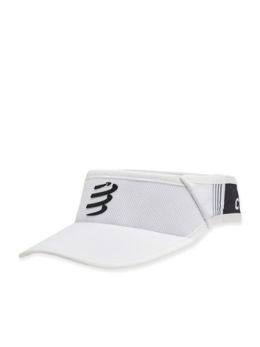 Compressport Козирка Visor Ultralight XHWU3890002 Бял