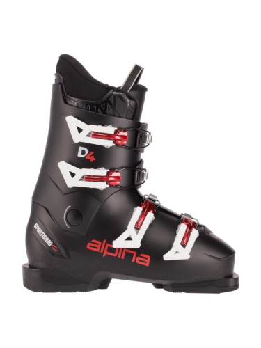 Alpina DUO 4 Детски ски обувки, черно, размер