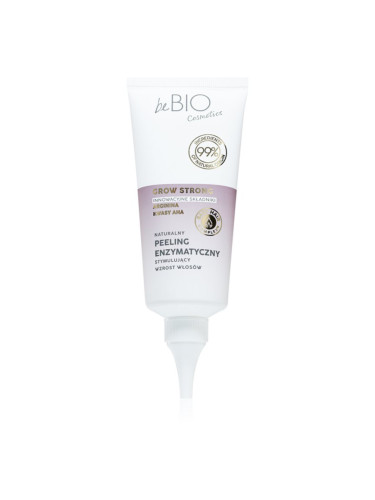 beBIO Grow Strong ензиматичен пилинг за коса и скалп 100 мл.