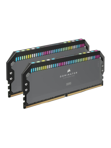 Памет 32GB (2x16GB) DDR5 6000MHz, Corsair Dominator Platinum RGB, CMT32GX5M2B6000Z30K, 1.4V