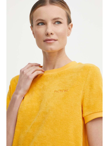 Тениска Picture Carrella в жълто WTS427