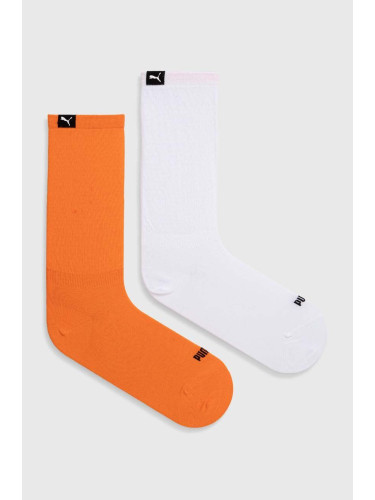 Чорапи Puma (2 чифта) в оранжево 938384