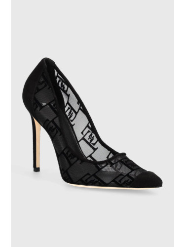 Обувки с тънък ток Elisabetta Franchi в черно SA31B42E2