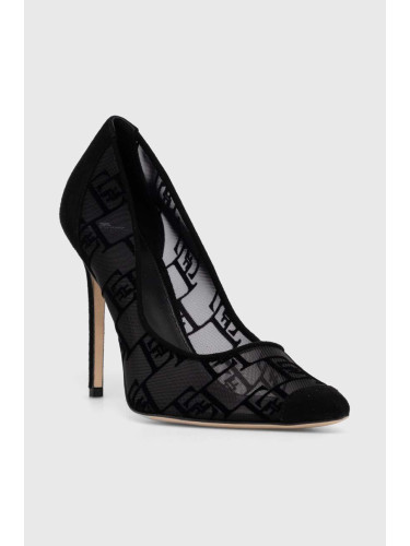 Обувки с тънък ток Elisabetta Franchi в черно SA31B42E2 110 NORBLIN