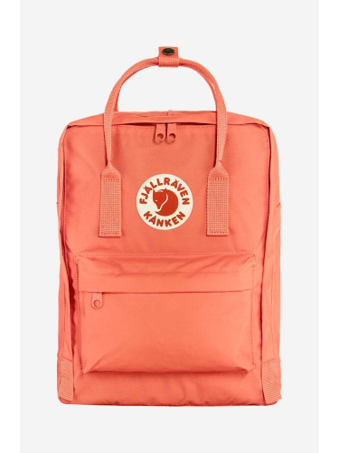 Раница Fjallraven Kanken F23510 350 в оранжево голям размер с изчистен дизайн