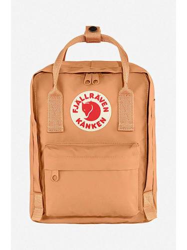 Раница Fjallraven Kanken Mini в оранжево малък размер с апликация