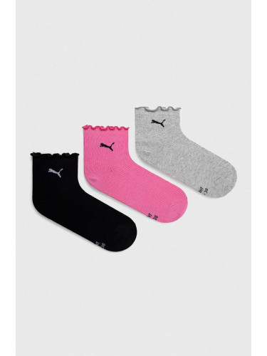 Чорапи Puma (3 чифта) в розово 938398
