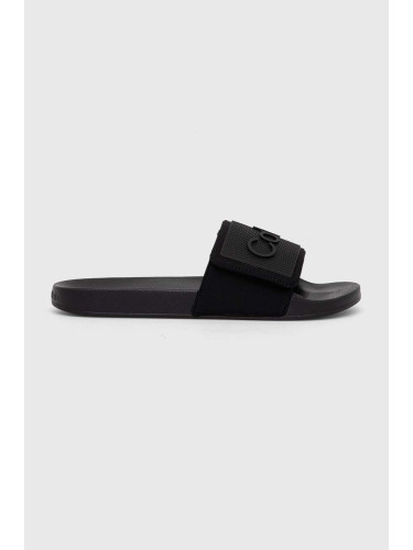 Чехли Calvin Klein ADJ POOL SLIDE TPU в черно HM0HM01437