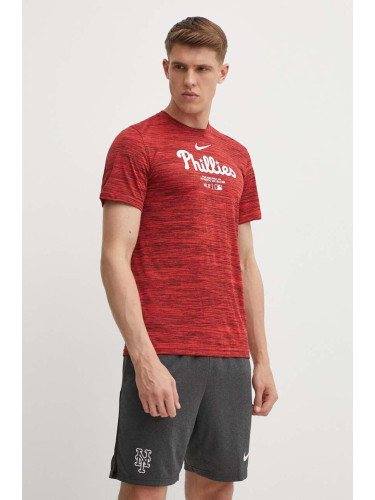Тениска Nike Philadelphia Phillies в червено с принт
