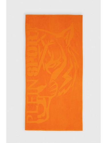 Памучна кърпа PLEIN SPORT 92 x 170 cm в оранжево PS24TW02