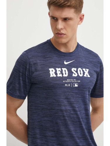Тениска Nike Boston Red Sox в тъмносиньо с принт
