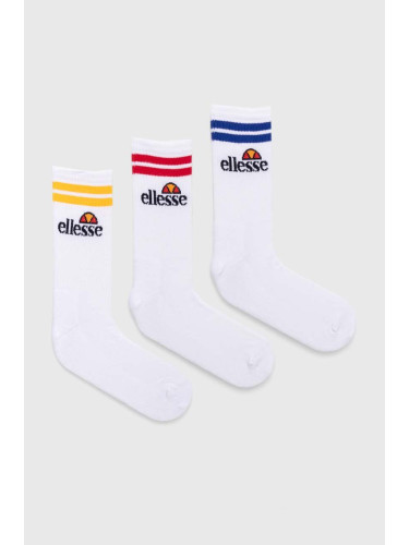 Чорапи Ellesse (3 чифта) в бяло SAAC1208