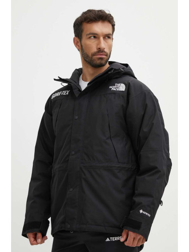 Яке The North Face Gore - Tex Mountain Insulated Jacket в черно преходен модел с уголемена кройка NF0A831KJK31